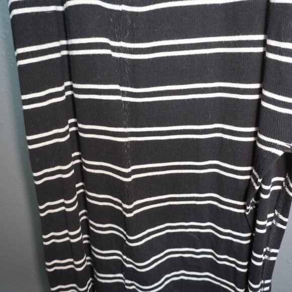 Rip Curl Womens Black & White Stripe Sleeveless Maxi Shirt Dress Size Medium - Picture 8 of 9